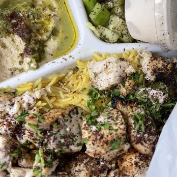 Al Basha - Chicken Shawarma Plate - Mediterranean Near Me - Seattle, Washington