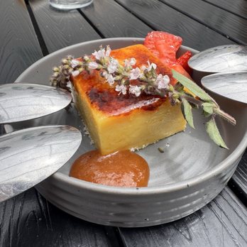 The Plot - Orange crème brûlée - Vegan Near Me - Oceanside, California The Plot - Orange crème brûlée - Vegan Near Me - Oceanside, California