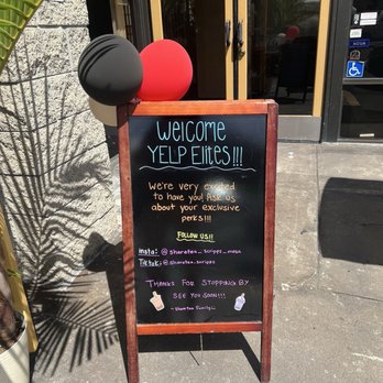 Sharetea - Welcome sign for Yelp Elite members! - Coffee & Tea Near Me - San Diego, California