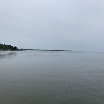 Coles Point Tavern - Patio view - Dive Bars Near Me - Hague, Virginia