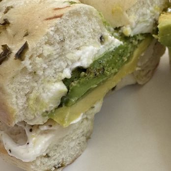 5th Ave Bagelry - Jalepeno bagel with vegan cream cheese and avocado - Bagels Near Me - Yorba Linda, California 5th Ave Bagelry - Jalepeno bagel with vegan cream cheese and avocado - Bagels Near Me - Yorba Linda, California