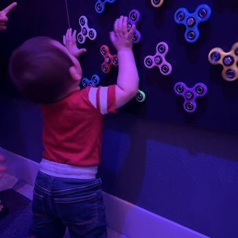 Randall Lewis Second Story And Beyond - Busy board spinner wall - Children's Museums Near Me - Rancho Cucamonga, California