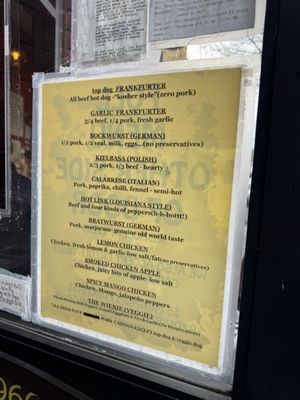 Menu photo 2 Top Dog Berkeley, CA