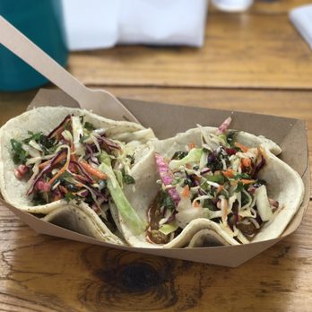 Roxy's - Saag paneer taco and red chicken taco - Indian Near Me - Durango, Colorado Roxy's - Saag paneer taco and red chicken taco - Indian Near Me - Durango, Colorado