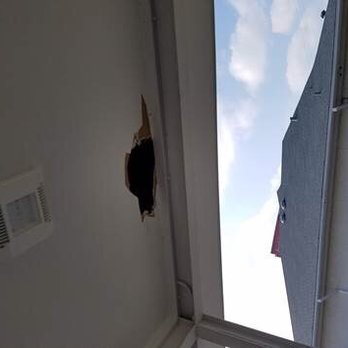 John Rand Handyman Services - hole in outdoor ceiling of commercial property - Handyman Near Me - Mobile, Alabama John Rand Handyman Services - hole in outdoor ceiling of commercial property - Handyman Near Me - Mobile, Alabama