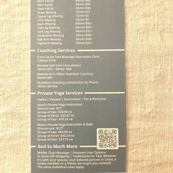 Tune Up Holistic Care - Services 6/22