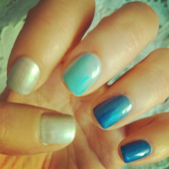 Blush Beauty Bar Nails & Spa - Ombre Shellac Nails - Danny & John - Nail Salons Near Me - Morris Plains, New Jersey
