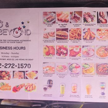 Pho & Beyond - Menu - Vietnamese Near Me - Las Vegas, Nevada Pho & Beyond - Menu - Vietnamese Near Me - Las Vegas, Nevada