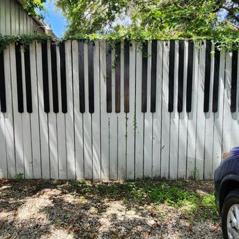 Cool Stuff Vintage - Loved how the fence was painted like a piano! - Used, Vintage & Consignment Near Me - Jacksonville, Florida Cool Stuff Vintage - Loved how the fence was painted like a piano! - Used, Vintage & Consignment Near Me - Jacksonville, Florida
