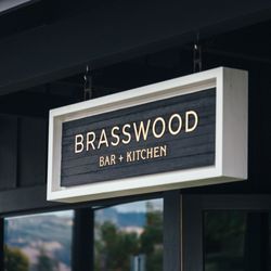 Brasswood Bar + Kitchen - Brasswood Bar + Kitchen sign