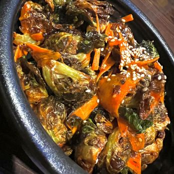 Pocha 54 Korean Tapas - GOCHUJANG BRUSSEL SPROUT - Korean Near Me - Phoenix, Arizona Pocha 54 Korean Tapas - GOCHUJANG BRUSSEL SPROUT - Korean Near Me - Phoenix, Arizona