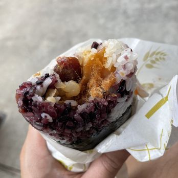 Tao Rice Roll - Taiwan roll with purple rice - Taiwanese Near Me - Plano, Texas Tao Rice Roll - Taiwan roll with purple rice - Taiwanese Near Me - Plano, Texas