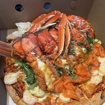 Steveston Pizza Company - Lobster seafood feast pizza - Pizza Near Me - Richmond, British Columbia