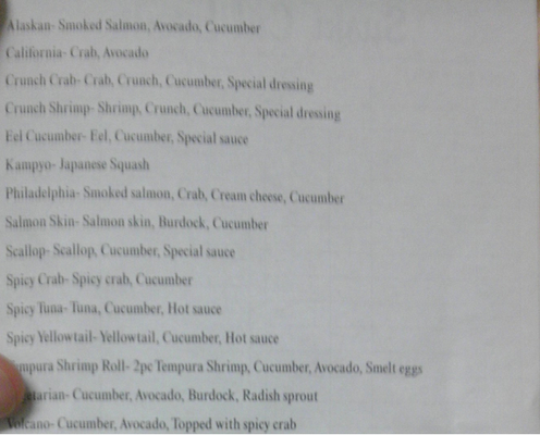 Menu photo 6 Sushi California Clarksville, TN Menu photo 6 Sushi California Clarksville, TN