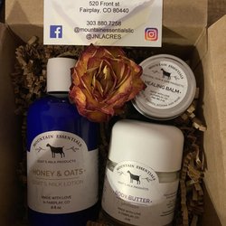 Mountain Essentials - Beautiful gift box of wonderful healing lotions.