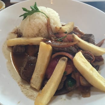 Aji Peruvian Cuisine - Lomito saltado - Peruvian Near Me - Long Beach, California