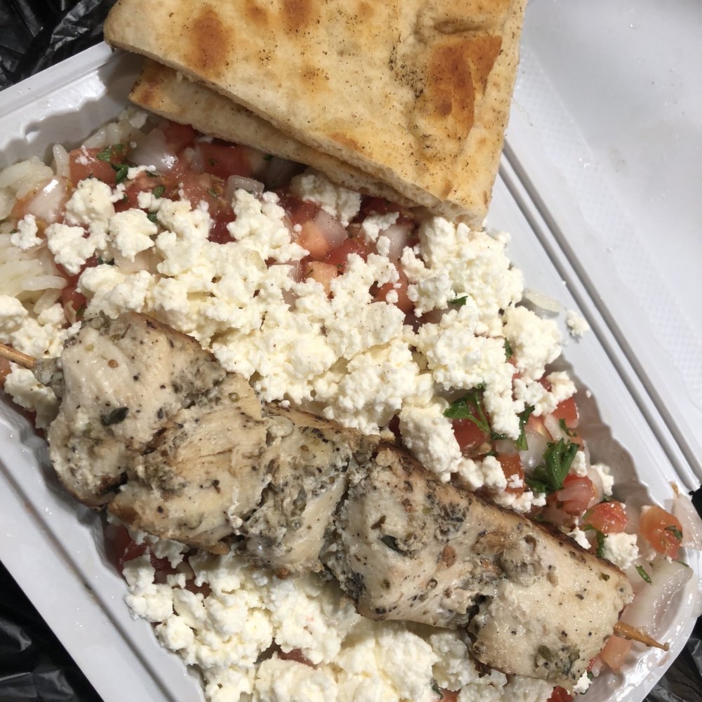 Greek On The Street - Greek Burrito Bowl with Chicken - Food Trucks Near Me - Baltimore, Maryland Greek On The Street - Greek Burrito Bowl with Chicken - Food Trucks Near Me - Baltimore, Maryland