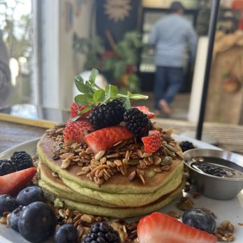 Blueys Kitchen - Sweet Squash Pancakes - Cafes Near Me - Santa Monica, California