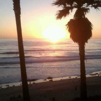 Pacific Terrace Hotel - This is your view of sunset every night - San Diego, CA