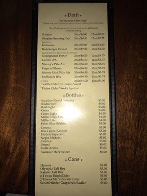 Menu photo 6 Star Brass Works Lounge Seattle, WA Menu photo 6 Star Brass Works Lounge Seattle, WA