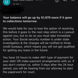 The email we got yesterday. The email we got yesterday.