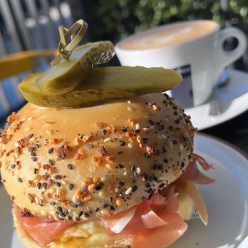 Hi Bakery - Prosciutto Egg Bagel sandwich - Bakeries Near Me - Los Angeles, California