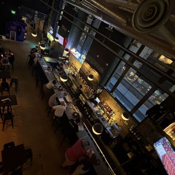 Barcade - View of the bar from the second floor - Arcades Near Me - Philadelphia, Pennsylvania
