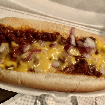 Checkers - Chili cheese Grilled Hot Dog - Fast Food Near Me - Gaithersburg, Maryland Checkers - Chili cheese Grilled Hot Dog - Fast Food Near Me - Gaithersburg, Maryland