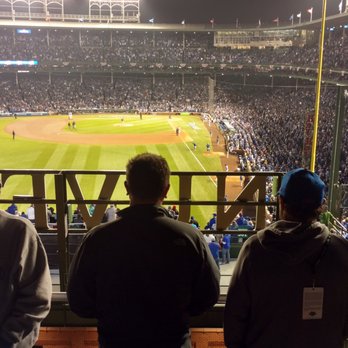 Wrigley Rooftops - Rooftop view of Wrigley Field, World Series, Chicago, Oct. 2016 - Stadiums & Arenas Near Me - Chicago, Illinois