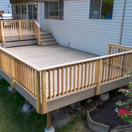 Finished deck Finished deck