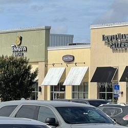 Tesla- Crestview - Panera Bread at end of strip mall near charger.