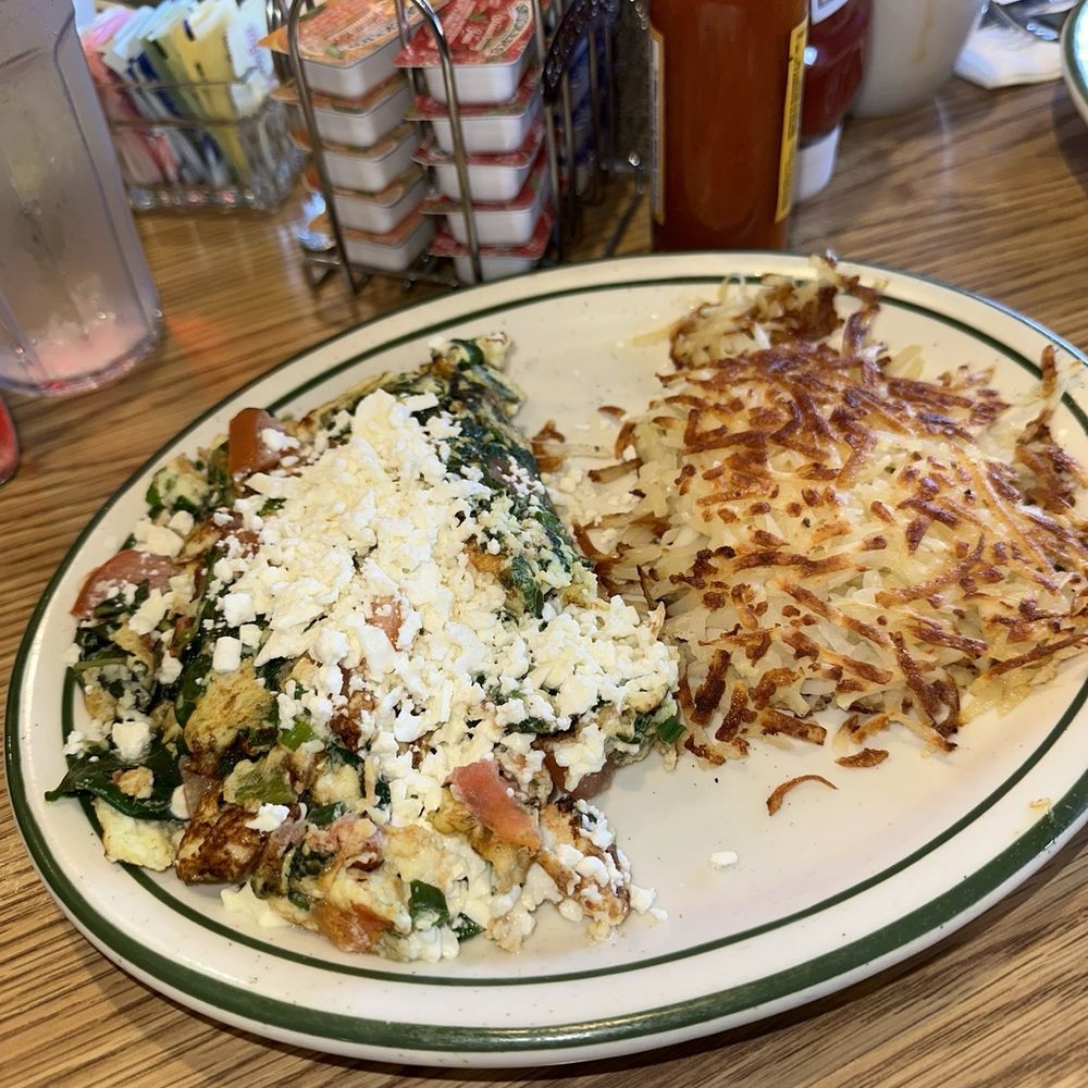 Penfold's Cafe & Bakery - Egg white omelette with feta and spinach - Breakfast & Brunch Near Me - Temecula, California