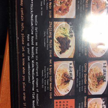 Dancing Noodle - menu - Chinese Near Me - Winnipeg, Manitoba