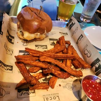 Surf Restaurant - Fish sandwich and sweet potato fries - Seafood Near Me - Portsmouth, New Hampshire Surf Restaurant - Fish sandwich and sweet potato fries - Seafood Near Me - Portsmouth, New Hampshire