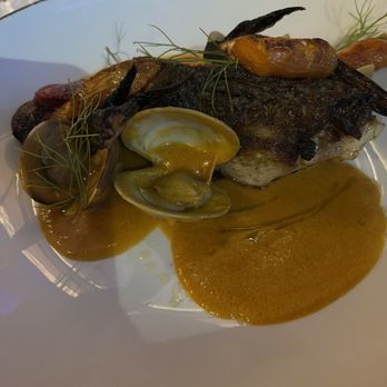 Drift Seafood & Raw Bar - rock fish entree on pre fixed menu 3/13/24 - Wine Bars Near Me - Rehoboth Beach, Delaware Drift Seafood & Raw Bar - rock fish entree on pre fixed menu 3/13/24 - Wine Bars Near Me - Rehoboth Beach, Delaware