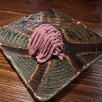 Yoshiya Kitchen - Purple Sweet Potato Blanc Cake - Ramen Near Me - Las Vegas, Nevada Yoshiya Kitchen - Purple Sweet Potato Blanc Cake - Ramen Near Me - Las Vegas, Nevada