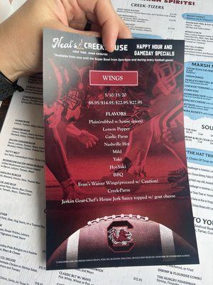 Menu photo 3 Neal’s Creekhouse Murrells Inlet, SC Menu photo 3 Neal’s Creekhouse Murrells Inlet, SC