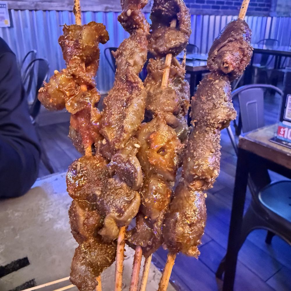 A BBQ House - Chicken gizzards and hearts - Barbeque Near Me - Toronto, Ontario A BBQ House - Chicken gizzards and hearts - Barbeque Near Me - Toronto, Ontario