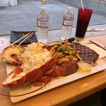 NDMK Fish House - Surf & turf. Lobster from Maine. Shrimp with cheese. $110MP - Sushi Bars Near Me - Avalon, California