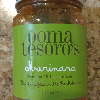 Ooma Tesoro's - Front of my jar of Ooma Tesoro's - Specialty Food Near Me