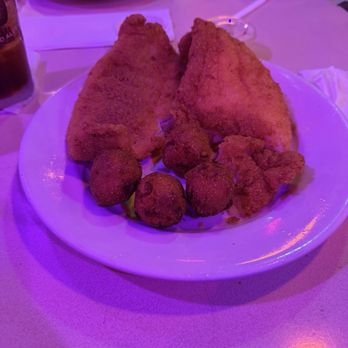 Franks Cafe - Round 2 . Catfish and hush puppies - Cafes Near Me - Wyandotte, Michigan