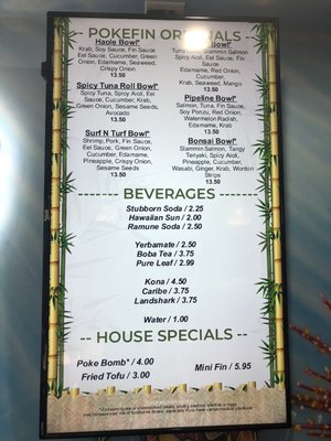 Menu photo 4 Poke Fin Cocoa Beach, FL