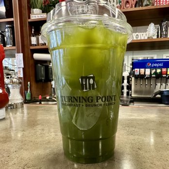 Turning Point - Kale to the King. Immune system boost of spinach, apple, lemon & of course power packed kale. - Breakfast & Brunch Near Me - Manalapan, New Jersey Turning Point - Kale to the King. Immune system boost of spinach, apple, lemon & of course power packed kale. - Breakfast & Brunch Near Me - Manalapan, New Jersey