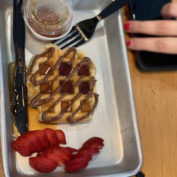 Waffle Love - Mini Strawberry Nutella Love - Waffles Near Me - Round Rock, Texas Waffle Love - Mini Strawberry Nutella Love - Waffles Near Me - Round Rock, Texas