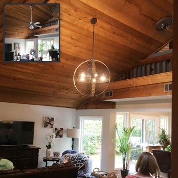 Mr Perfect Handyman - Globe Light Chandelier Installation - Handyman Near Me Mr Perfect Handyman - Globe Light Chandelier Installation - Handyman Near Me