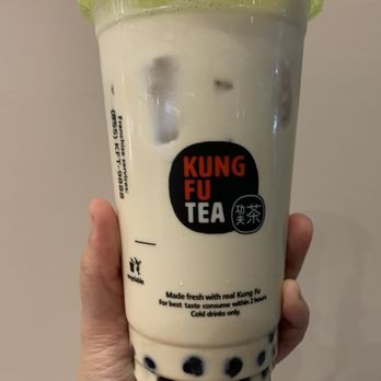 Kung Fu Tea - Honey milk tea- I would get this zero sugar next time - Bubble Tea Near Me - Sugar Land, Texas