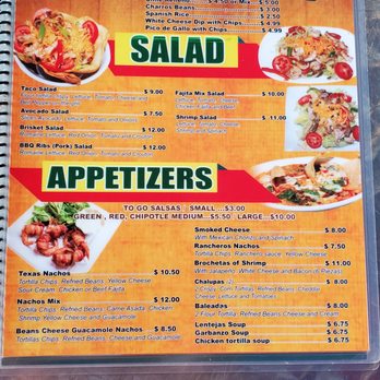 La Patrona - Menu1 - Mexican Near Me - New Orleans, Louisiana