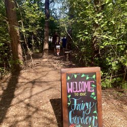 Pankiewicz Cider Mill & Farm Market - Fairy garden on walking path