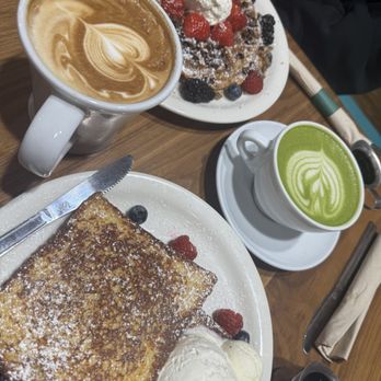 Urth Caffe - Matcha.  French toast and pumpkin pancakes - Coffee & Tea Near Me - Henderson, Nevada