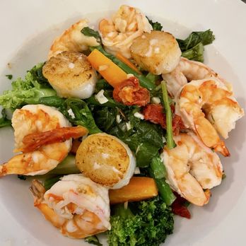 Gourmet Cafe - Capellini with Shrimp (Add Scallop + Sub Pasta for Veg) - Italian Near Me - Parsippany, New Jersey